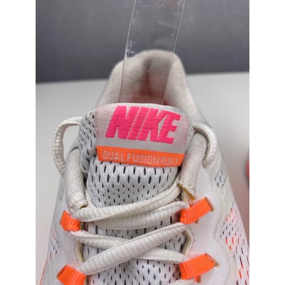 Nike Dual Fusion Run 3 Running Shoes Womens Sz 9 US 653594-100 White/Hyper Pink - Picture 2 of 14